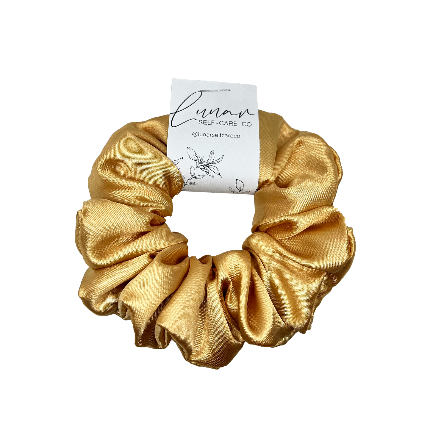 GOLD SATIN SCRUNCHIE