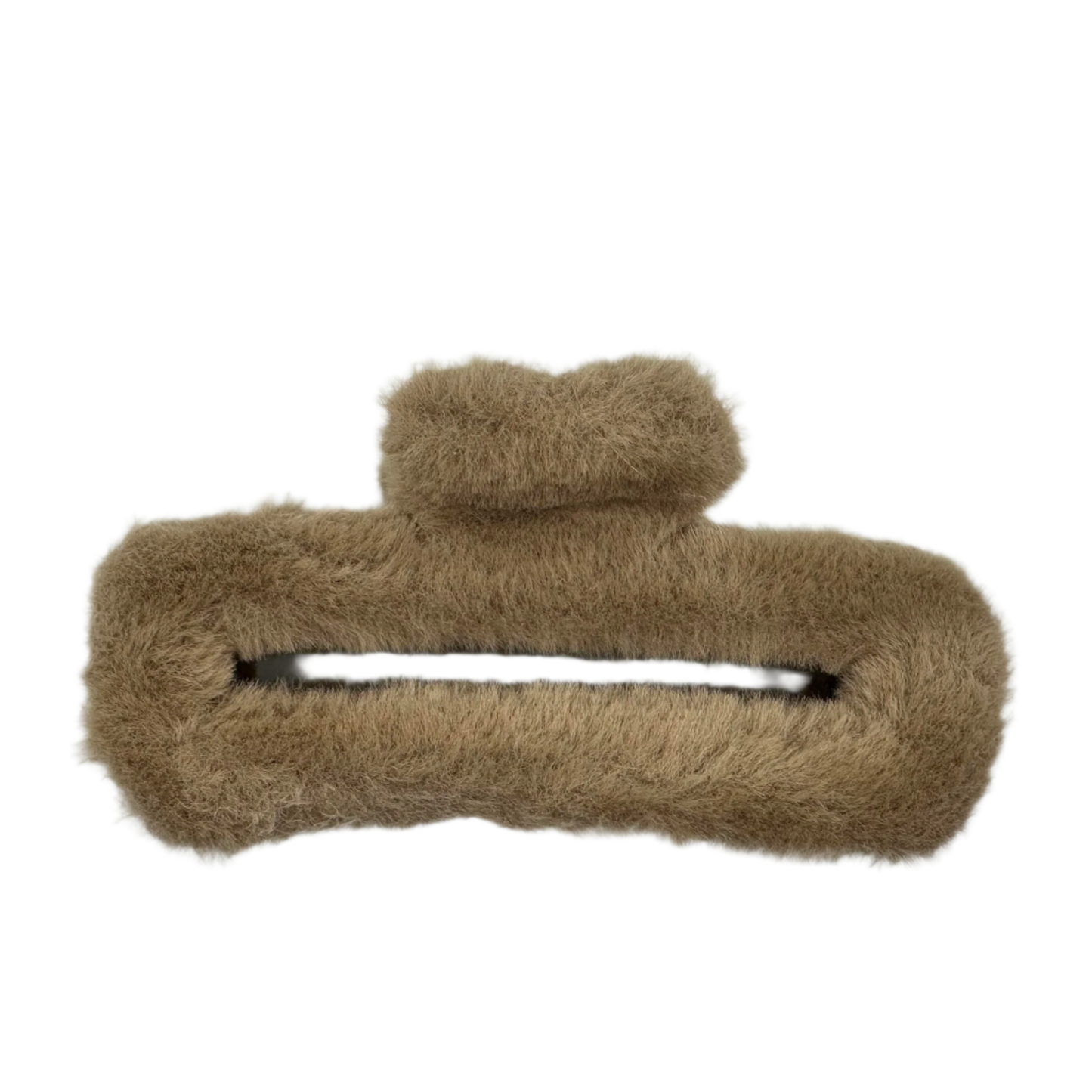 LARGE PLUSH HAIR CLAW CLIP