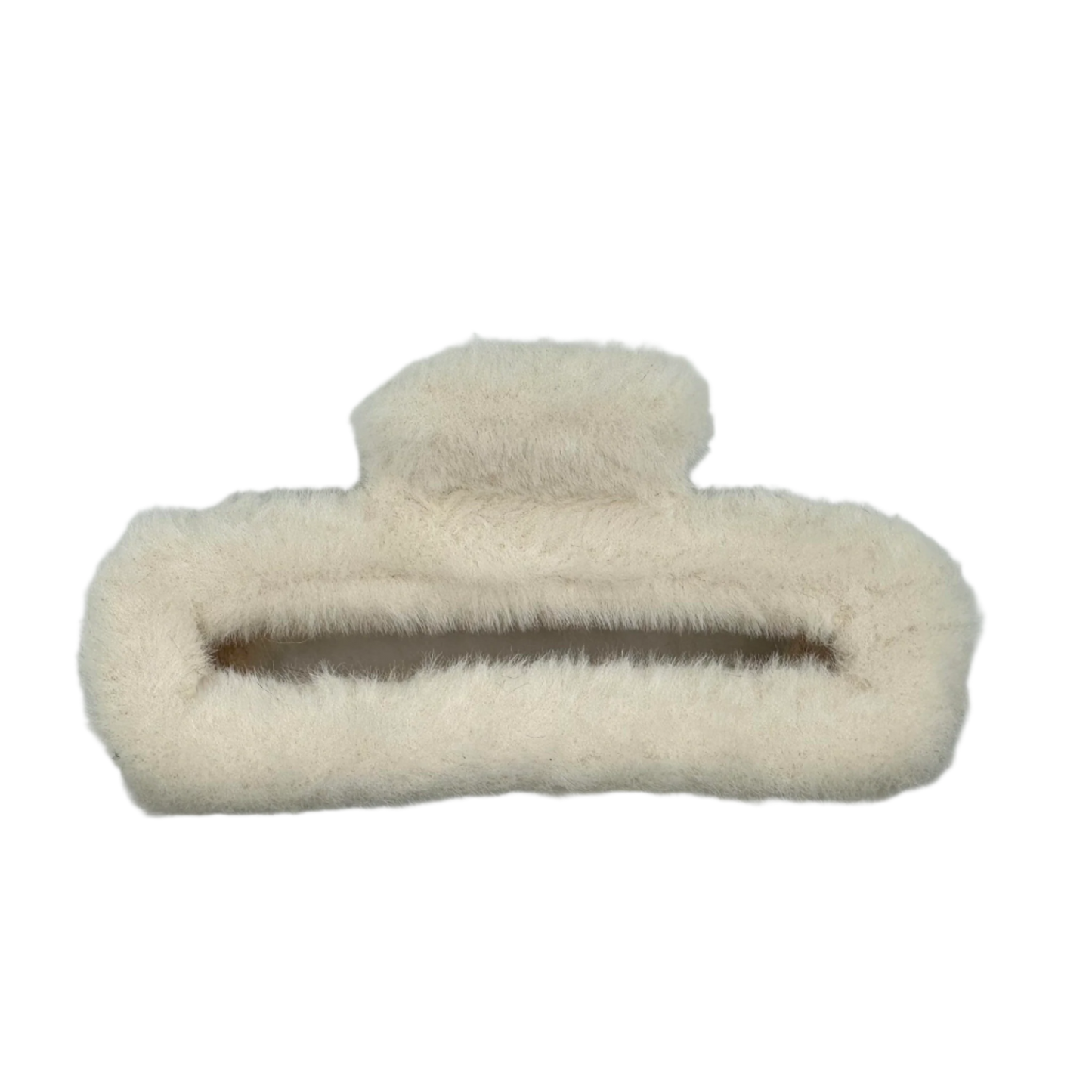 LARGE PLUSH HAIR CLAW CLIP