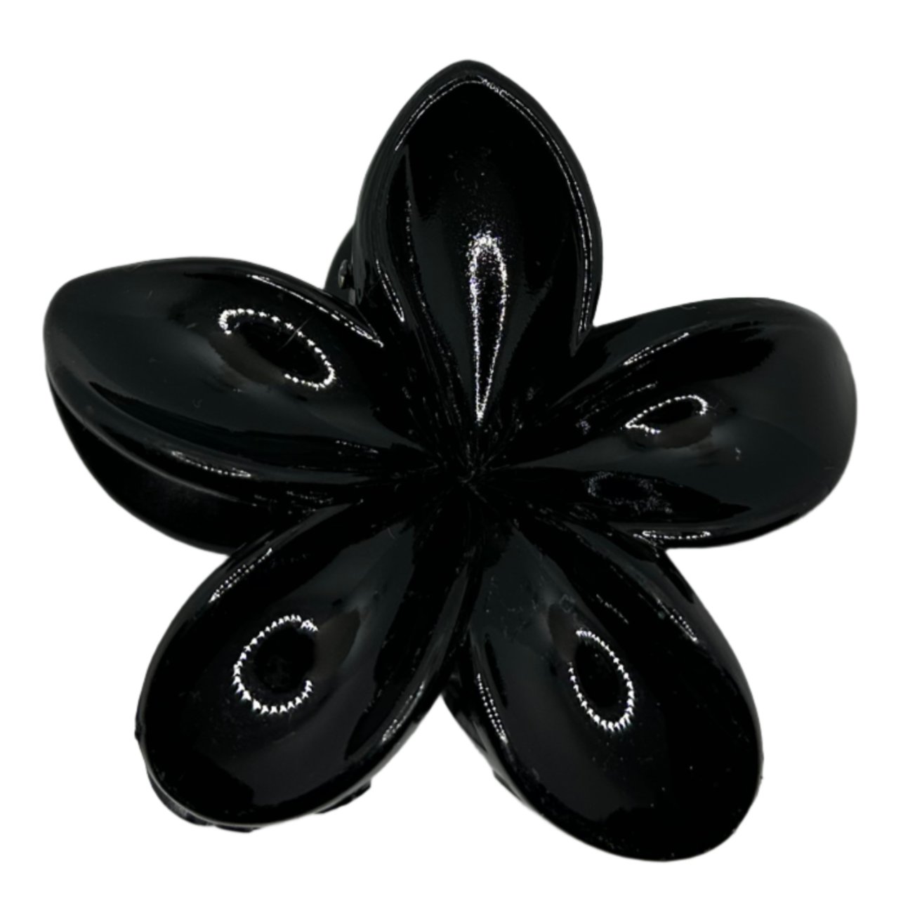 BLACK LILY HAIR CLAW CLIP