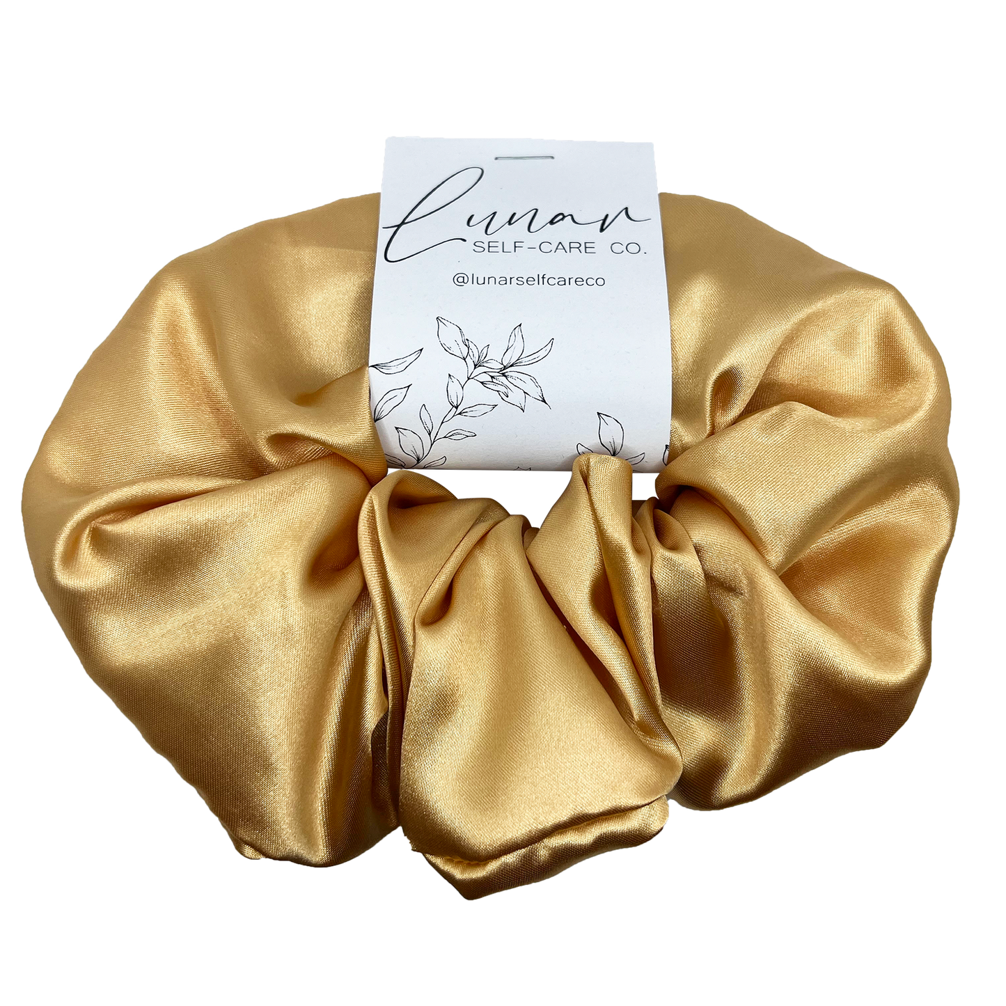 GOLD SATIN SCRUNCHIE