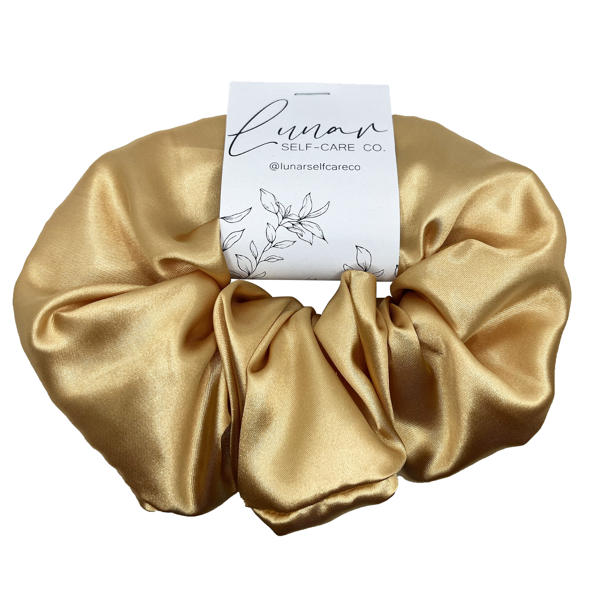 GOLD SATIN SCRUNCHIE