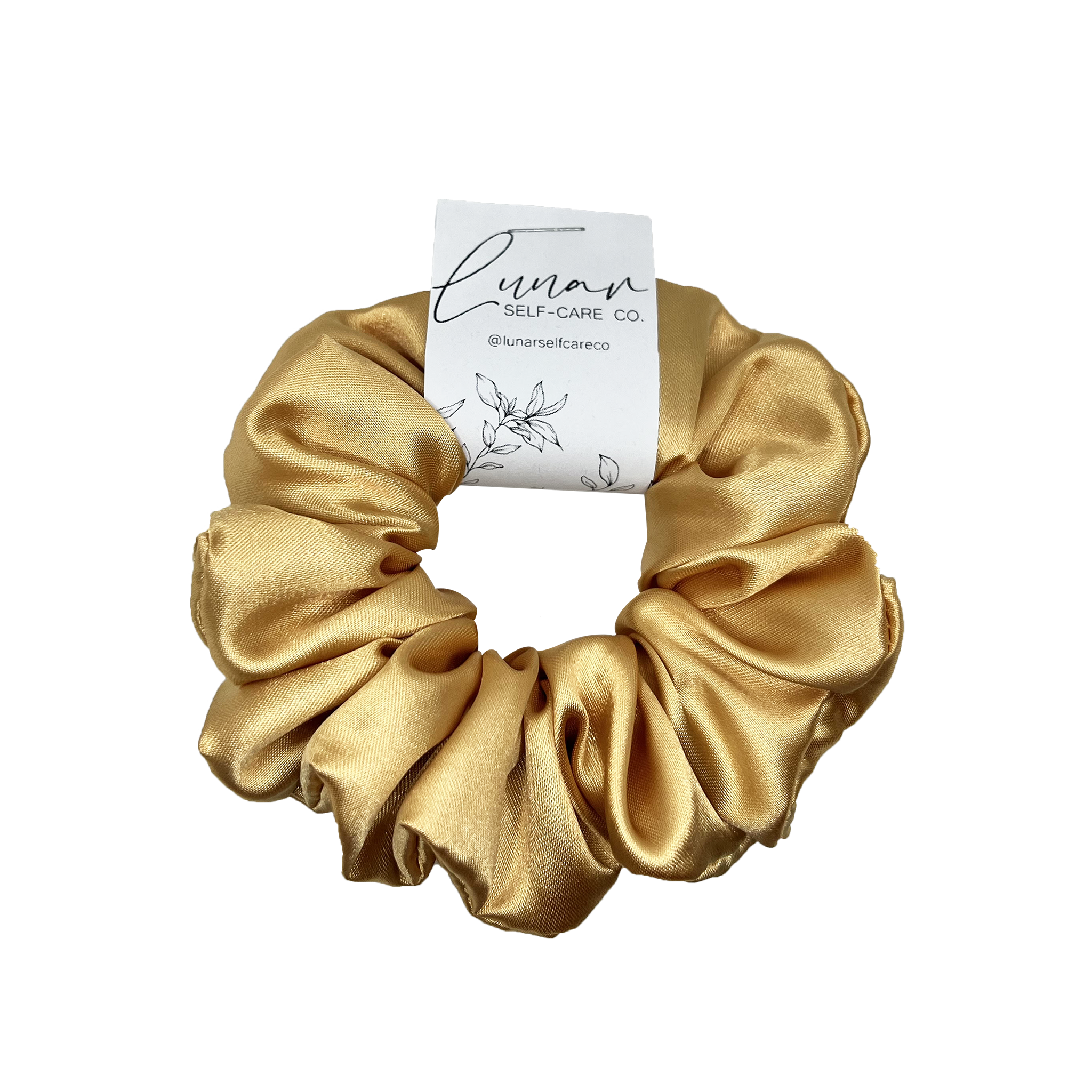 GOLD SATIN SCRUNCHIE