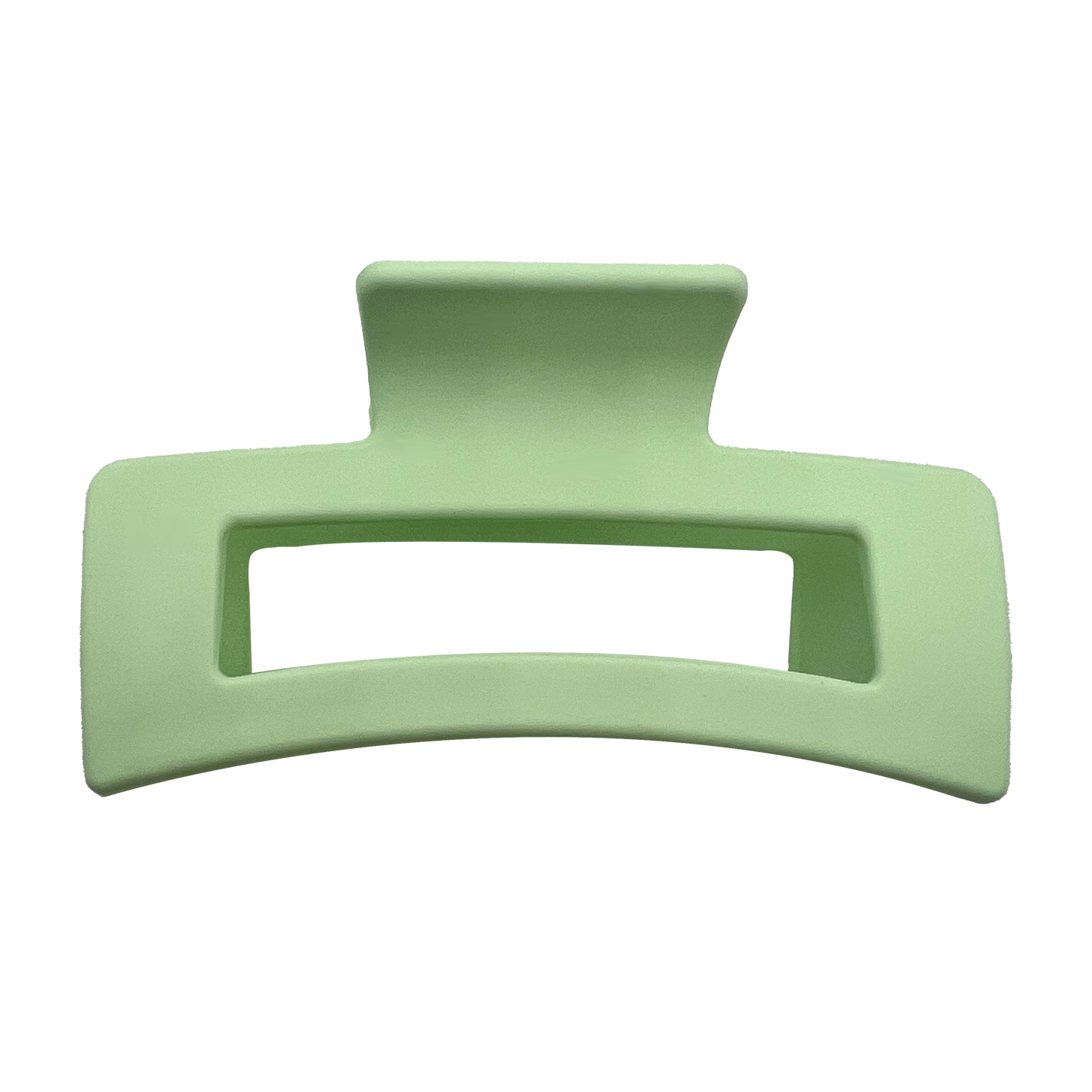 LIGHT GREEN BOX HAIR CLAW CLIP