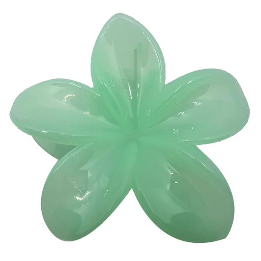GREEN LILY HAIR CLAW CLIP