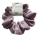 LILAC GINGHAM SCRUNCHIE