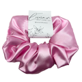 LIGHT PINK SATIN SCRUNCHIE
