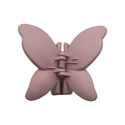 PINK BUTTERFLY HAIR CLAW CLIP