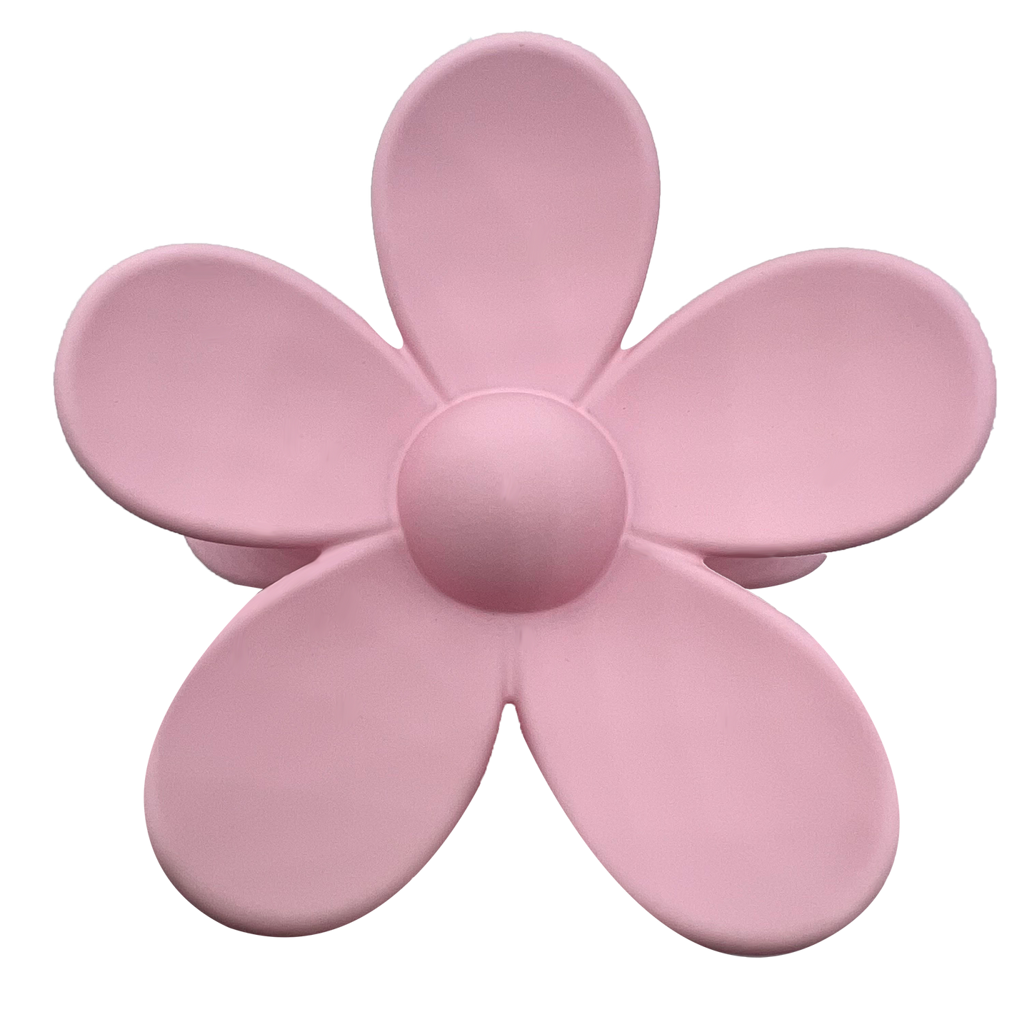LIGHT PINK FLOWER HAIR CLAW CLIP