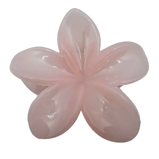PINK LILY HAIR CLAW CLIP