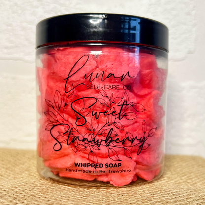SWEET STRAWBERRY WHIPPED SOAP