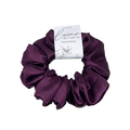 VIOLET SATIN SCRUNCHIE