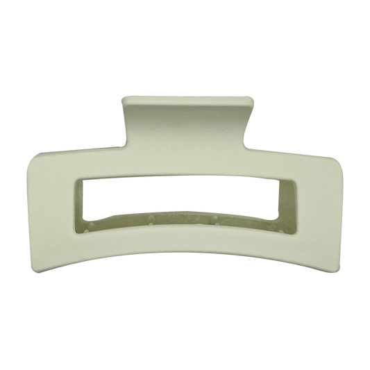 WHITE BOX HAIR CLAW CLIP